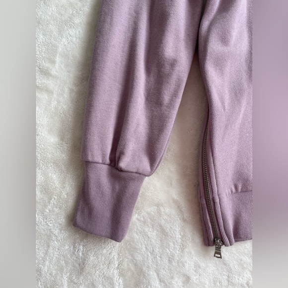 GAP Maternity Nursing Dusty Purple Sweatshirt with Puff Sleeves MEDIUM - Picture 4 of 10